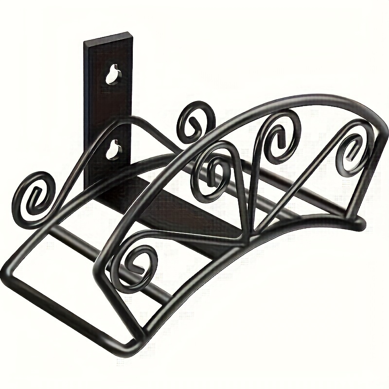 E-shop Robuster Gartenschlauchhalter aus massivem Metall, Wandmontage zur Dekoration, langlebig zur Aufbewahrung von Gartenschläuchen,