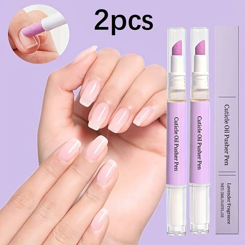 nail care essence pen and moisturizes nourishes surface removes dead skin from the edges keeping nails tidy and friendly 2pcs