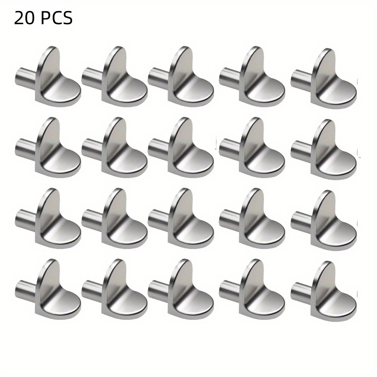 20/100pcs Shelf Support Pegs, Kitchen Cabinet Bracket Nails, Support Pin Bracket For Bookshelves Closets Wardrobes Cabinets