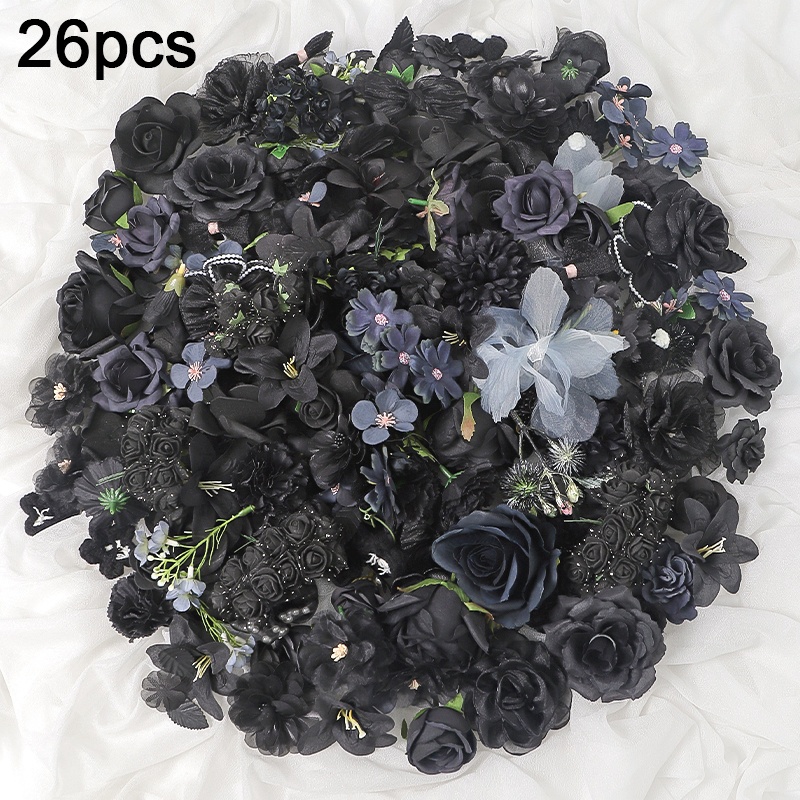 TEMU 21/26/30pcs Artificial Flower Faux Greenery Garland Winter Christmas Garland For Table, Mantle, Holiday Indoor Outdoor Christmas Decorations