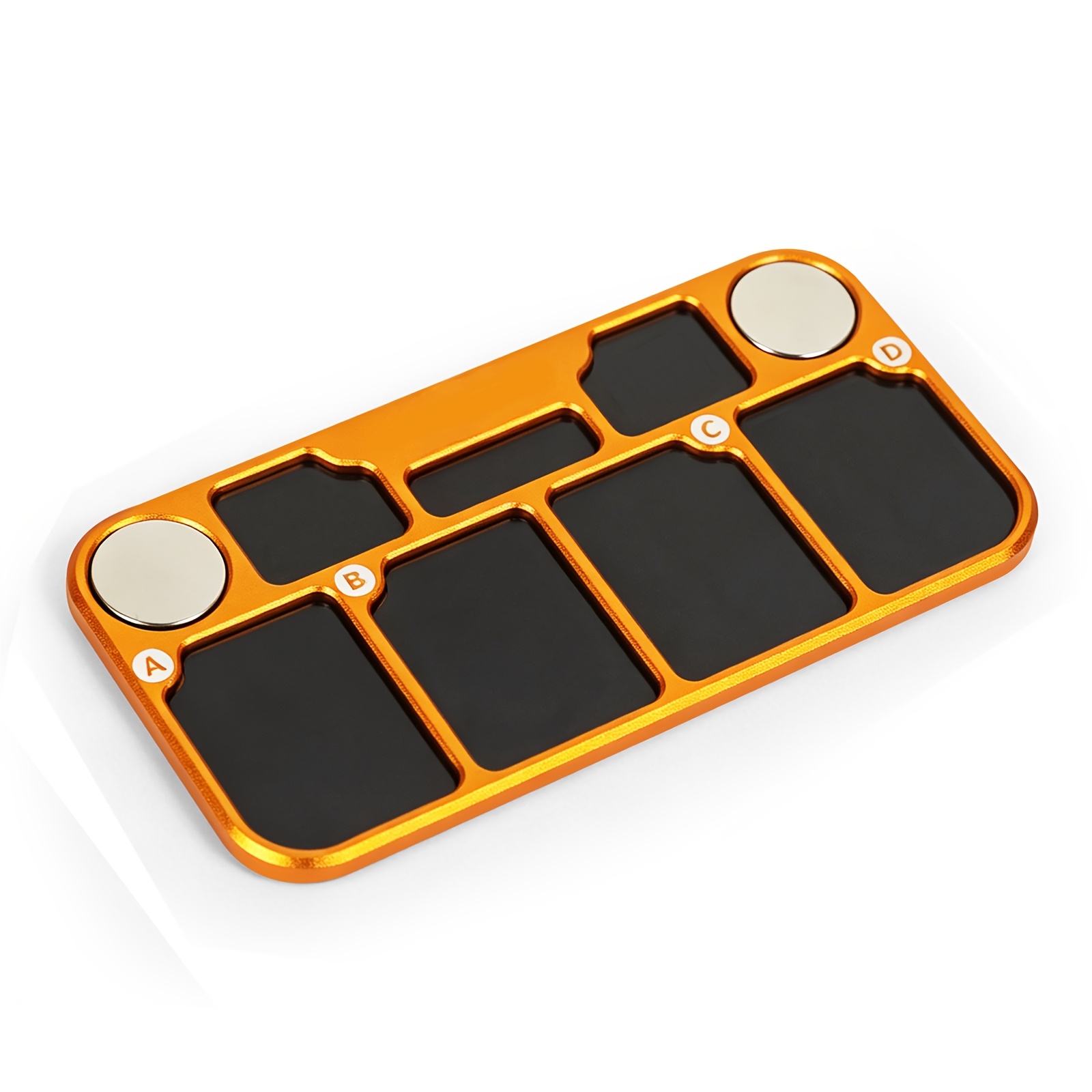 TEMU Plateau de Rangement Magnétique pour Vis, Organisateur de Vis en d'Aluminium, Support de Rangement pour Vis, pour Modèles RC, Électronique,