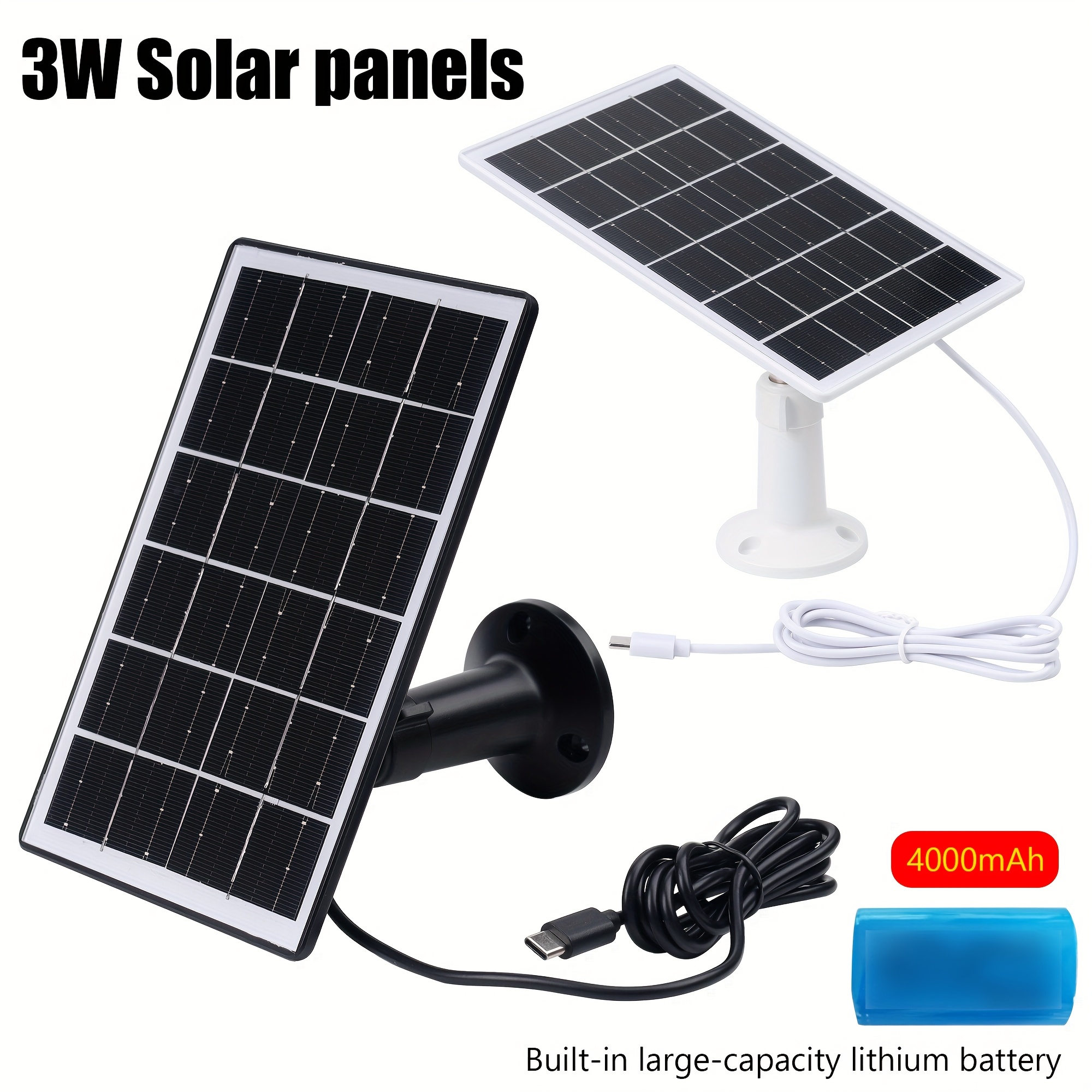 4000mah portable solar charger panel with usb connector, 3w solar-powered charging station for outdoor camping, mobile phones, flashlights, sports cameras and small fans, solar panel with built in battery, portable solar panel, solar panel portable, solar charging station, solar power bank portable charger, solar battery charger, camping power supply,   source,  , foldable panel, highefficiency panel, durable construction,   charger, campers and Product details 1