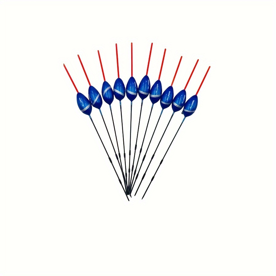 10 Flotteurs - Flotteurs en Tilleul 1.0g/1.5g/2.0g 210016 Longueur et Position du Tube Aléatoires