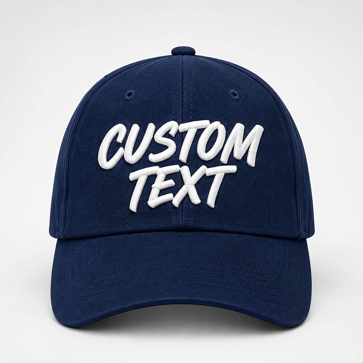 TEMU 1pc Unisex Personalized Custom Text Embroidered Baseball , Adjustable Size, Embroidered With Name, Multiple Colors Available, Unique Gift,