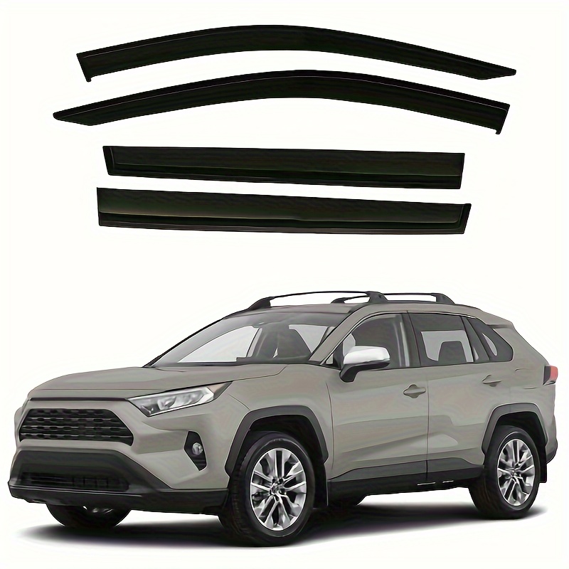 

Tape-on 4-piece For Toyota For Rav4 2019-2022 Windows Visor Shield Shade Smoke 94255