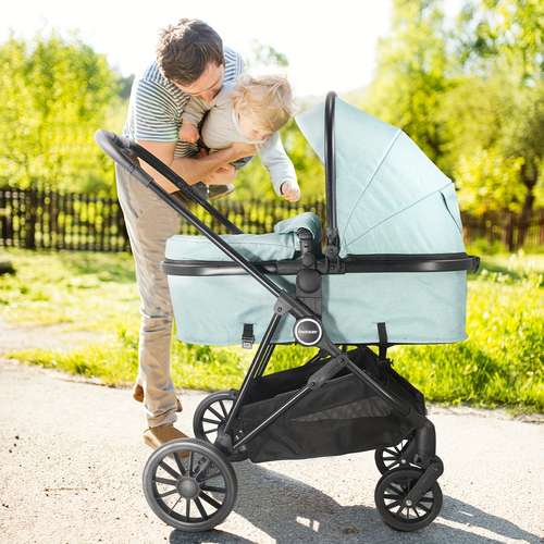 Lightweight Umbrella Compact Travel Stroller For Child/Toddler – U103A, Carbon Steel, 50 Lbs Capacity, Adjustable Seat