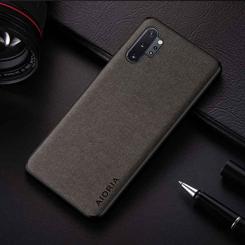 TEMU Phone Case: Lightweight Textile Synthetic Leather Phone Cover For For