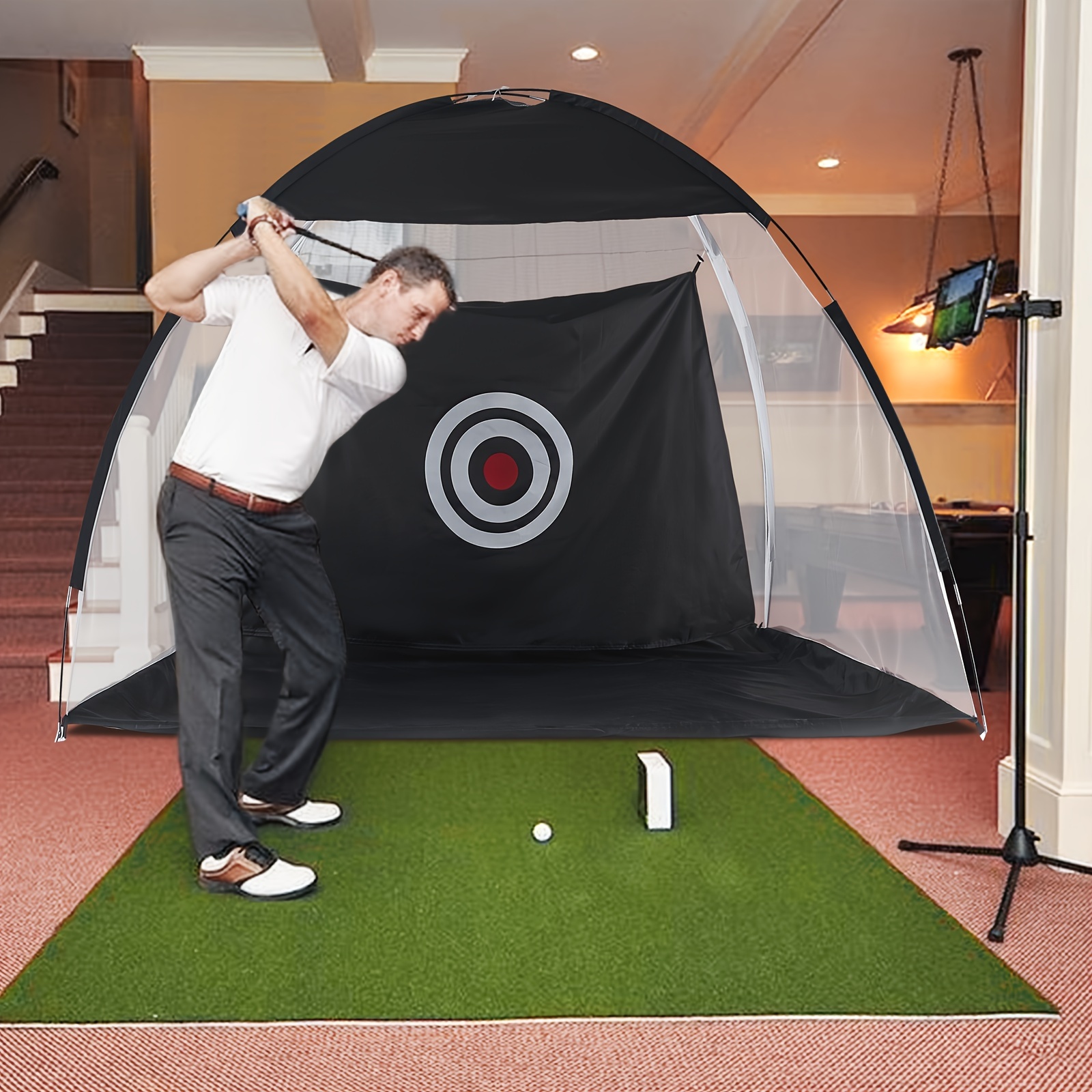 Portable Golf Hitting Net with Carry Bag