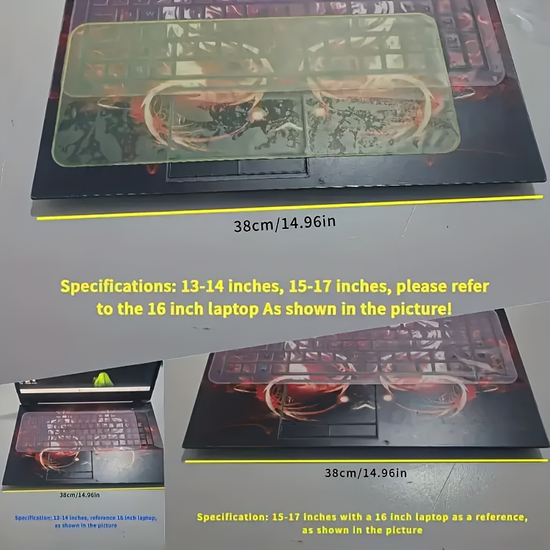 1pc 12-14 inches 31*13.1cm/12.2*5.16in Laptop Keyboard Film Universal Film Keyboard Protective Film Waterproof And Dustproof Cover Film, Laptop Protection, Keyboard Shield, Clear Protector, Sleek Design, Scratchresistant, Flexible Material, Protector, Remote Professionals, Tech Enthusiasts