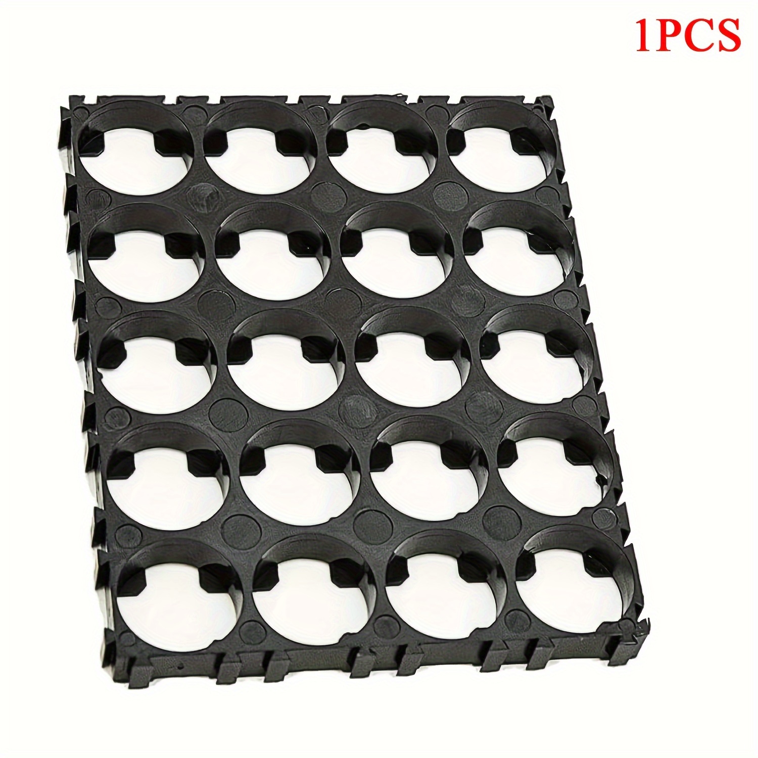 TEMU 18650 Lithium Battery Holder4x5 Cell Spacer Battery Plastic Holder Bracket, Plastic Battery Pack Bracket Cylindrical Cell Battery Stand Cell