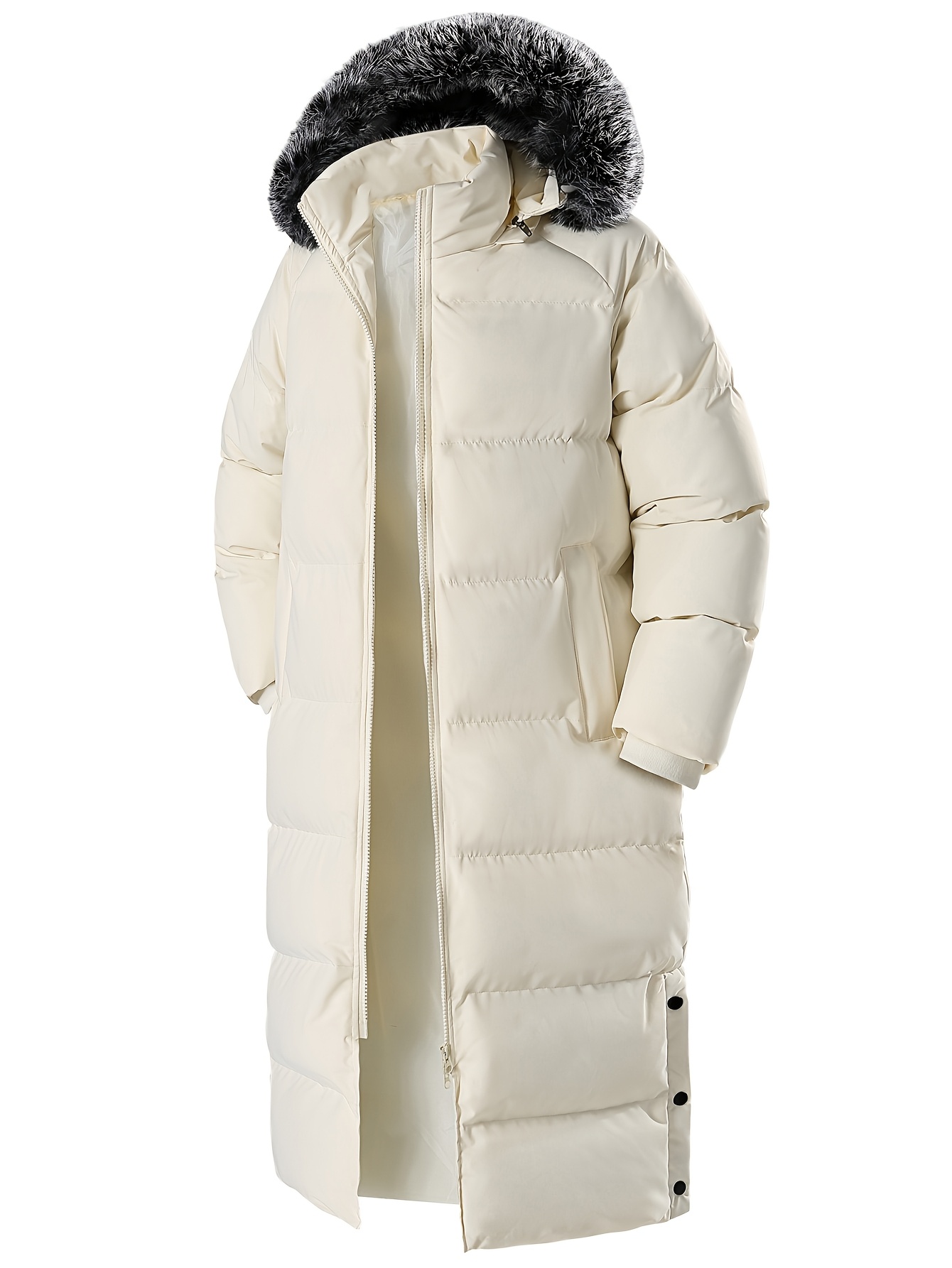 Men's Casual Winter Jacket with Hood and Collar