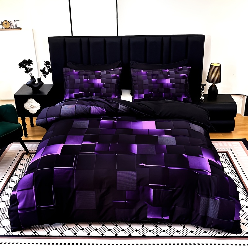 3pcs Cool Tech Digital Print Duvet Cover Set for All Seasons, Available in Red And Blue, in Four Sizes (Twin, Double, Queen, King) (1 Fitted Sheet + 1/2 Pillowcase, No Filling) 21 3pcs Cool Tech Digital Print Duvet Cover Set for All Seasons, Available in Red And Blue, in Four Sizes (Twin, Double, Queen, King) (1 Fitted Sheet + 1/2 Pillowcase, No Filling)