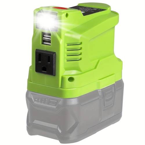 portable power inverter for ryobi 18v battery 150w inverters generator for ryobi 18v li w 2 usb led light ac outlet 18v to ac 110 120v modified sine inverter