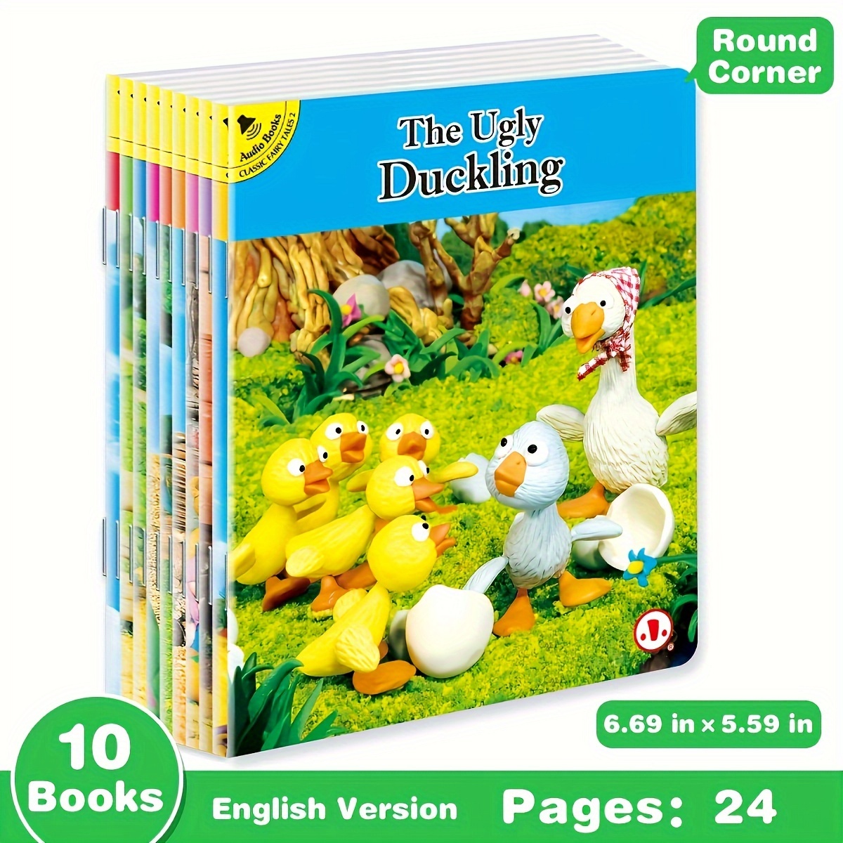 

1 Set Of 10 English Children's Story Picture Books 2