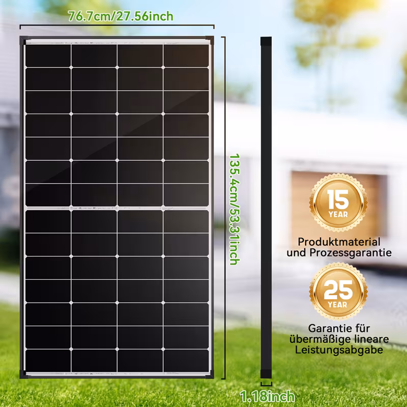 300w solar panel 12v photovoltaic module photovoltaic system battery charger 24 high half cut technology monocrystalline solar panel mobile battery charger with solar connector suitable for rv boat rooftop farm battery and other off grid applications supply energy compact solar module module durable solar panel solar power module rv travelers 3