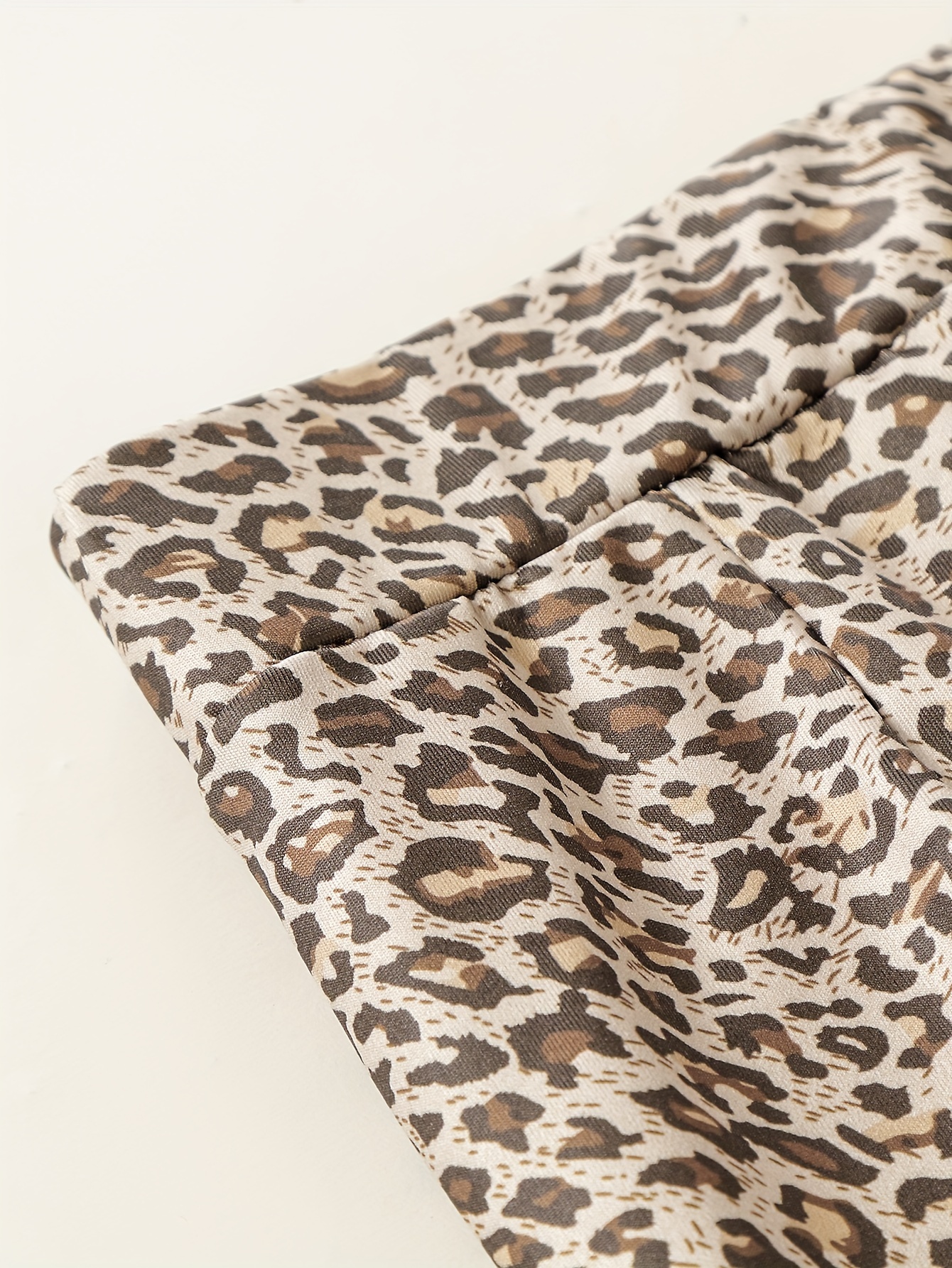 plus size leopard print bodycon skirt stretchy elastic waist - Temu  Mauritius