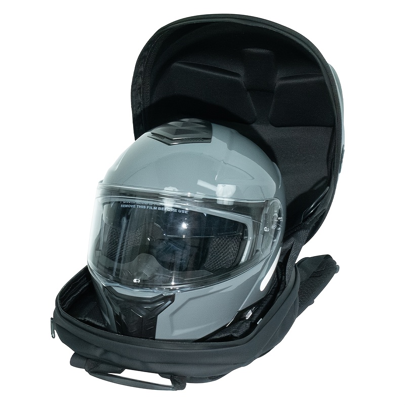 Sac à dos LED lumineux cool pour motards avec casque intégral, offrant une capacité de stockage super large – Image 8