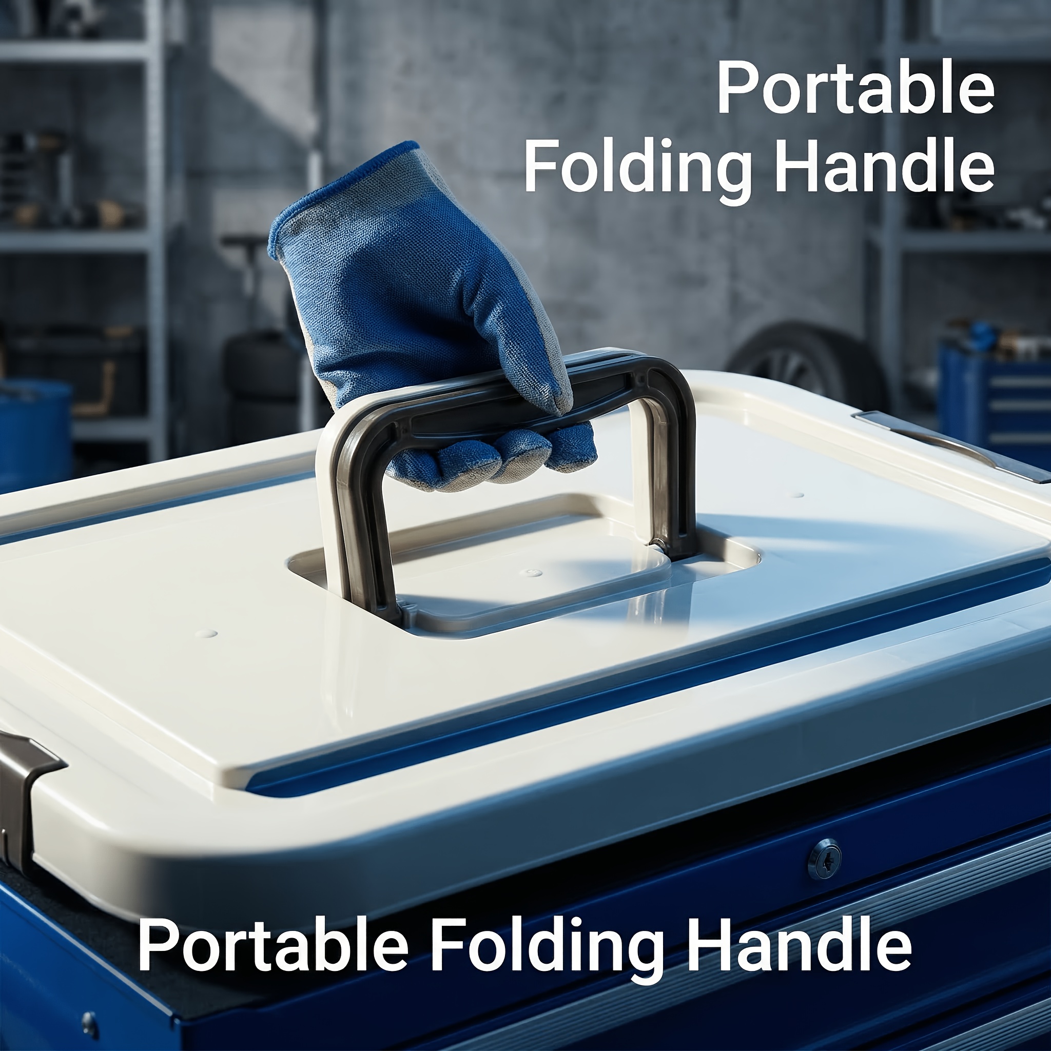 6 Packs Plastic Storage Bins with Lids for Organising
