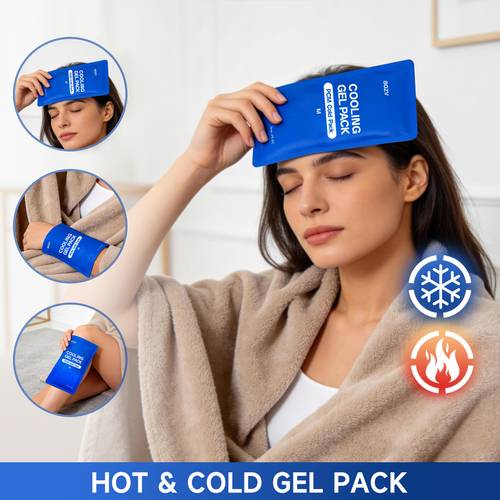 multi use hot and pack reusable ice pack for muscles swelling recovery and beauty hot cold compress for neck shoulder back stomach face unisex no electricity 3 sizes 1pc pack