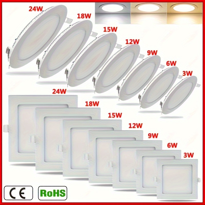 

1pc Led Ceiling 3w 6w 9w 12w 15w 18w 24w Led Ceiling Fixtures Led Ceiling For Bedroom Bathroom