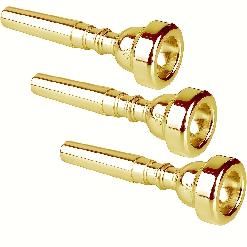 mouthpiece 7c 5c 3c brass gold plated trumpet - Temu Canada