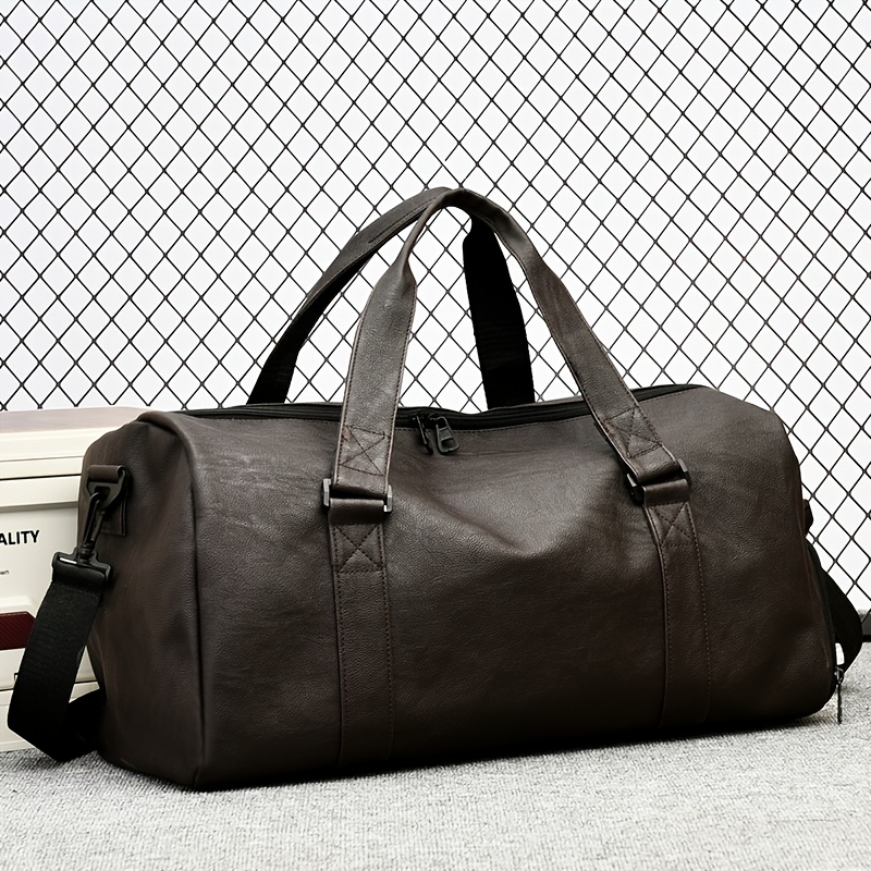 TEMU Men' Large Capacity Handbag Travel Bag Luggage Bag Men's Large Bag Multi-pocket, Large Capacity Commuting Travel Bag Women's Lightweight Handbag