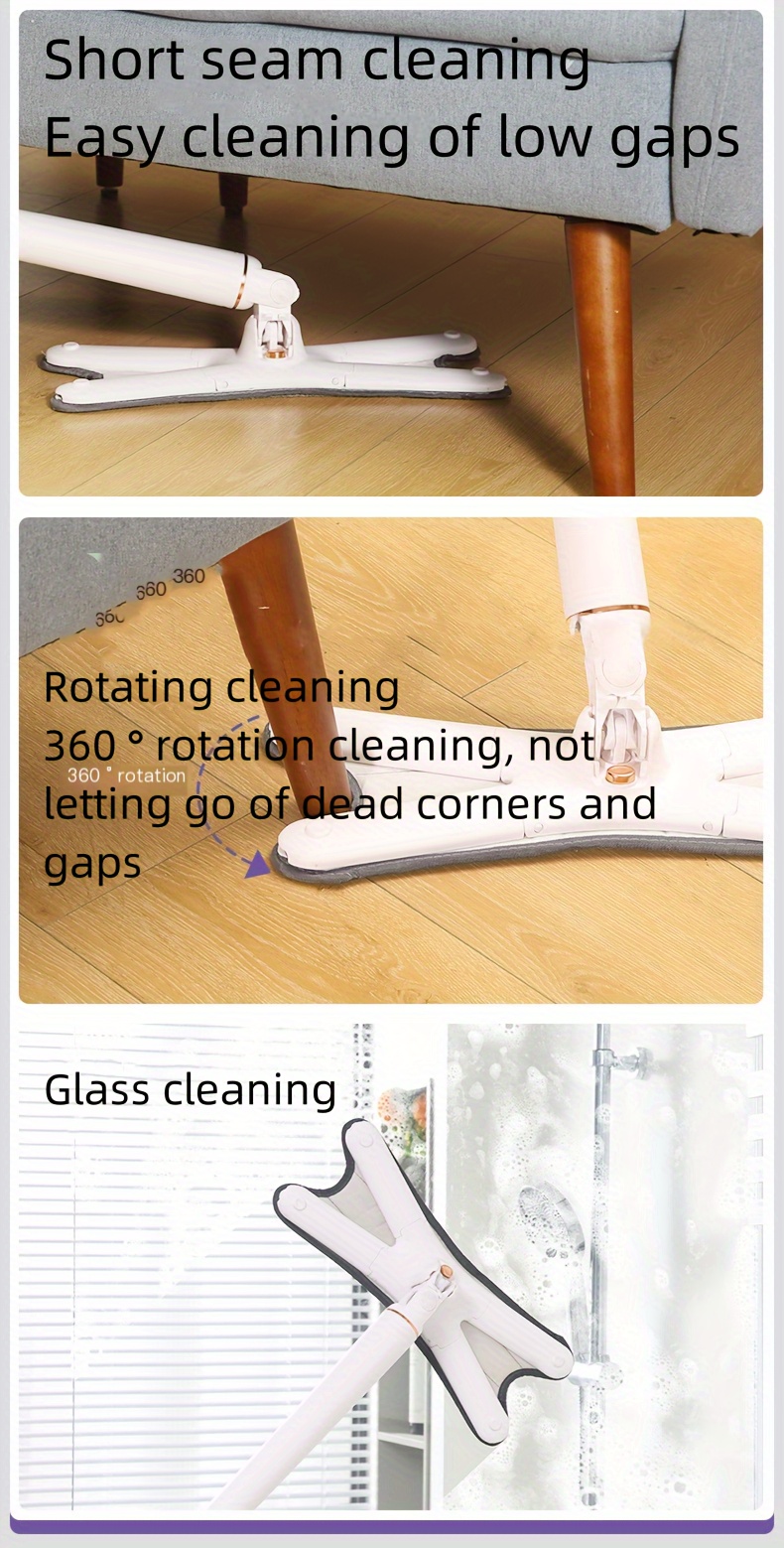   mop simulated manual twisting x shaped   grip design extend and   the rod   click replacement of mop simply   replace the mop details 2