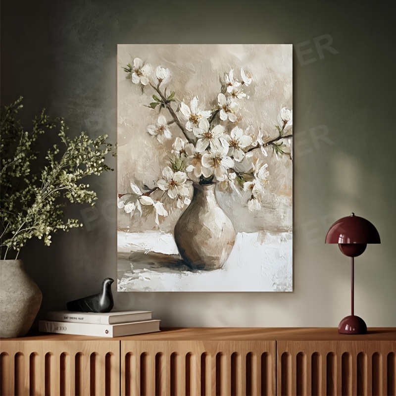 Buy Neutral Beige Minimalist Botanical Wall Art Set Of 3 Prints. Simple Plant Gallery Wall Set, Natural Line Art, Boho Neutral Wall Decor Online In India