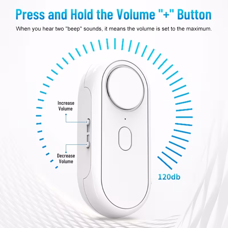 secure your for home with window door alarm wireless door magnetic open alarm burglar alert 120db loud low middle high volume magnet doorbell chime for safety and guest Product details 12