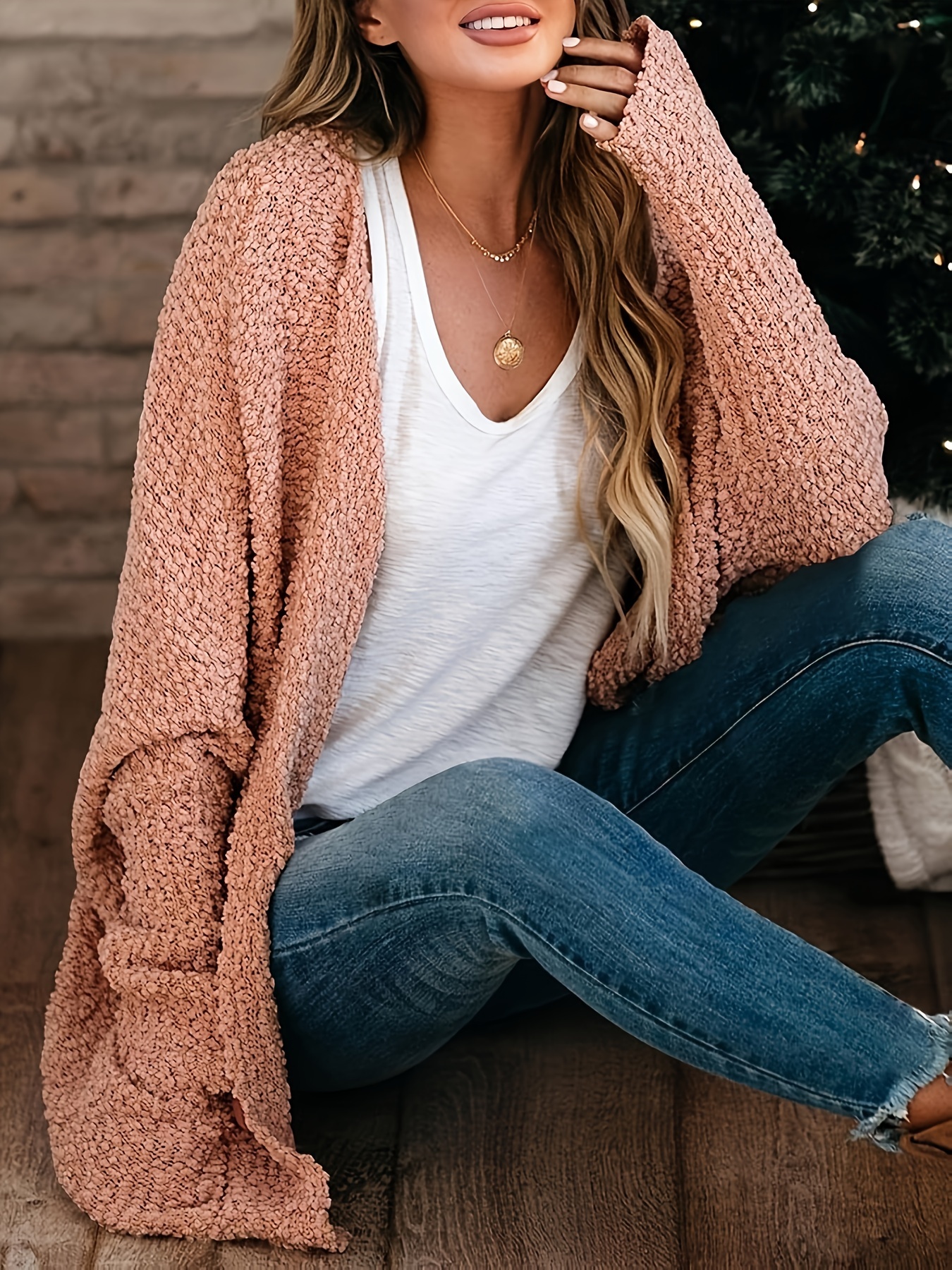 トップス leinwande Popcorn Tree Knitted Cardigan use2_68ce7443-d814-4b93-86a7-