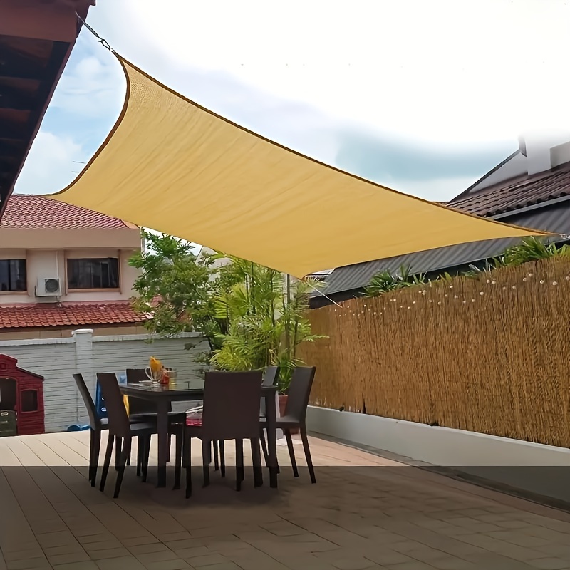 

95% Uv Protection Shade Cloth - Durable Vinyl Fabric For Outdoor Patios, Pergolas & Pools - Heat Resistant Sunshade Canopy For Backyard & Deck