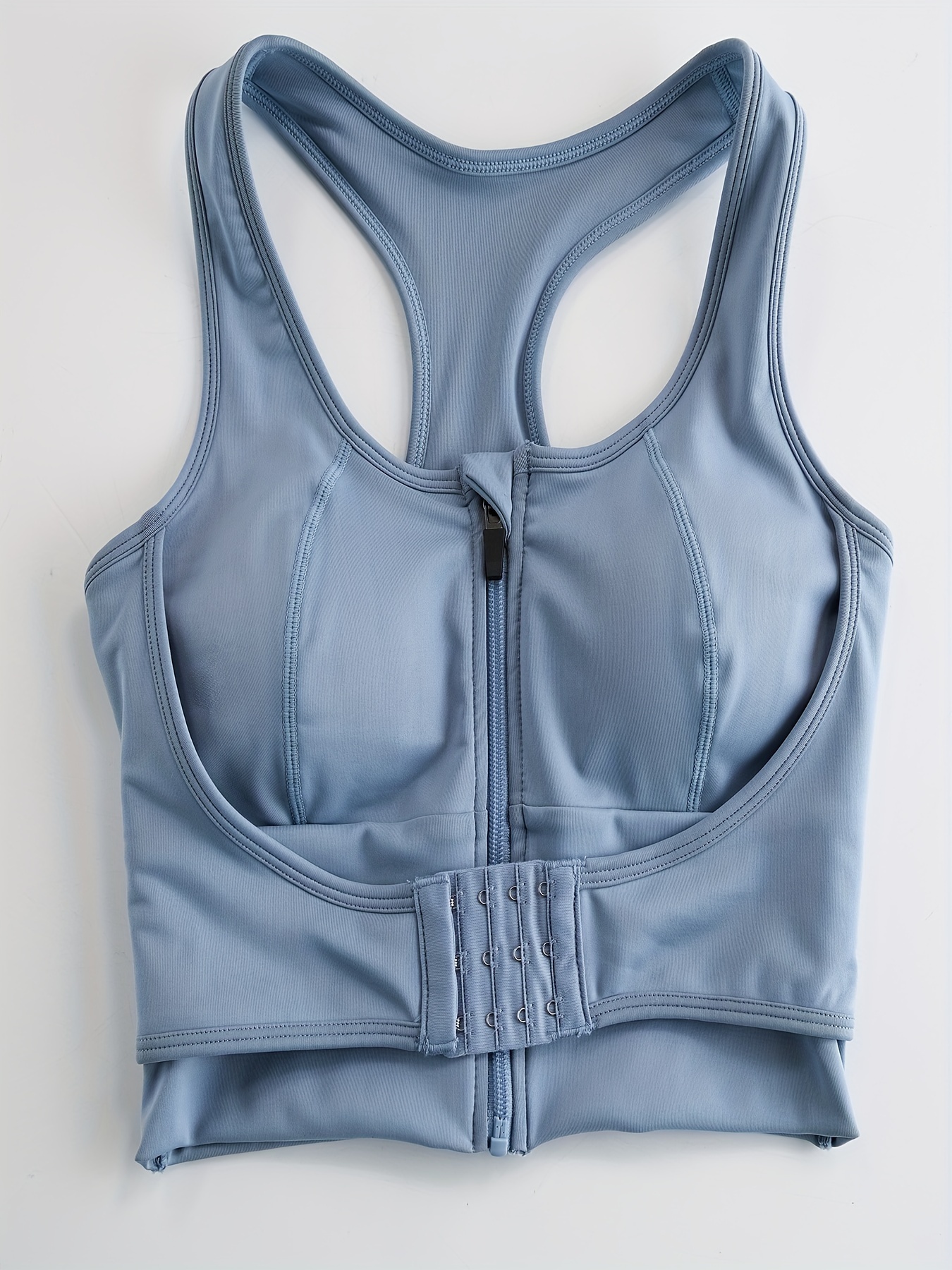 Summer Zip Front Sports Bra Llu 219 Front Zipper Tight Fit, Solid Color,  Nude, Perfect For Outdoor Fitness And Yoga From Zhangxuanang009, $18