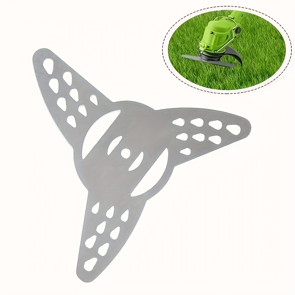 Image of High-performance 3-tooth Metal Blade, Suitable For All Kinds Of Household Trimming Machines - Essential Additions For Gardening Tools