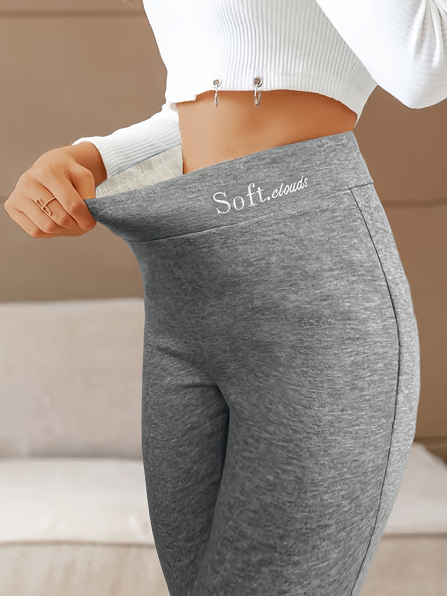 Pantalones Térmicos De Invierno Para Mujer – Forro Polar Suave, Elásticos Y Cómodos, Ideales Para Diario, Deporte O Relax, Con Puños Y Tejido Anticelulitis