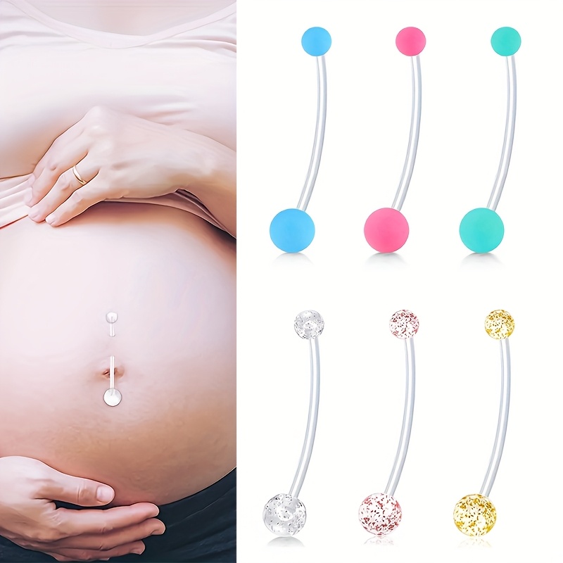 Piercing nombril grossesse pied doré