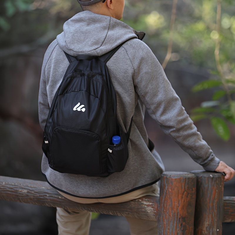 E-shop 24 L Outdoor Leichter Faltbarer Rucksack Reise Wandern Bergsteigen Tasche Studenten Business Pendler Robuste Tasche Atmungsaktiver Schultergurt