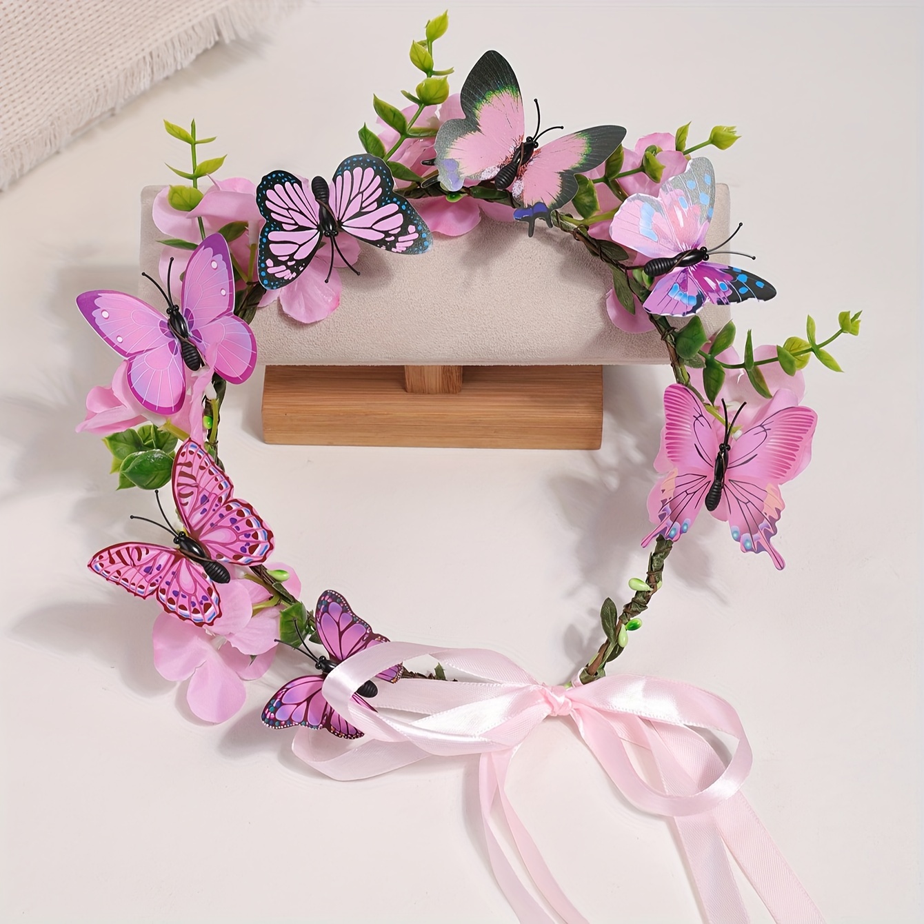 TEMU 1pc Wreath Spring And Summer Wreath Accessories Stage Performance Headwear Wreath Headwear