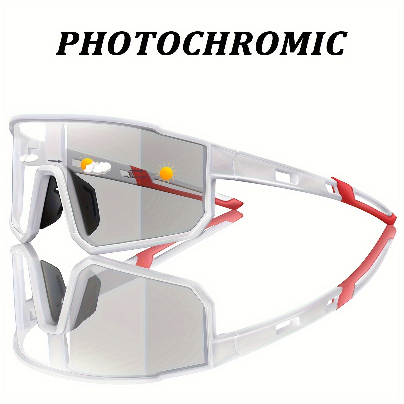 

Men's Photochromic Sports Fashion Glasses - Protection, For Running, Cycling, Fishing & Hiking, Outdoor, Fashion Glasses, Eyewear