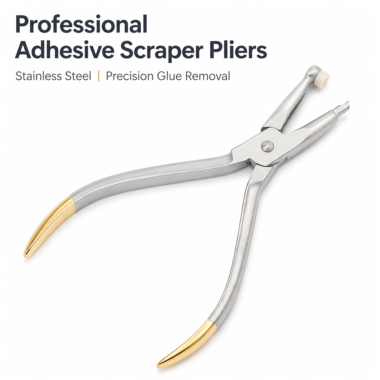 TEMU Professional Jewelry Adhesive Scraper Pliers - Duty Stainless Steel Glue Removal Tool With Carbide Tip For Jewelry Crafting &