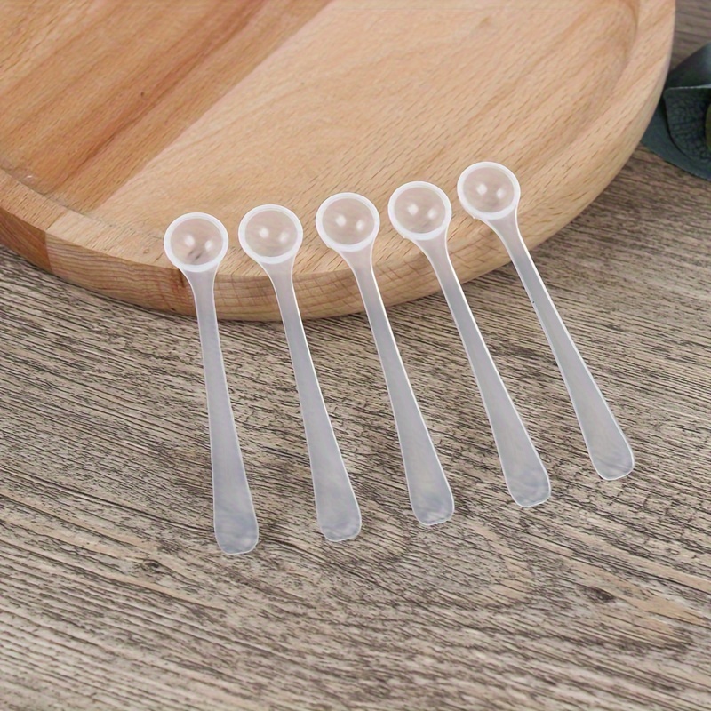 

Outils de de bijoux 10pièces Mini cuillères à mesurer en plastique - Outil de mélange et de mesure précis pour de petites quantités de résine, de pigments et de poudres avec des de 0,5 ml et 0,02 oz