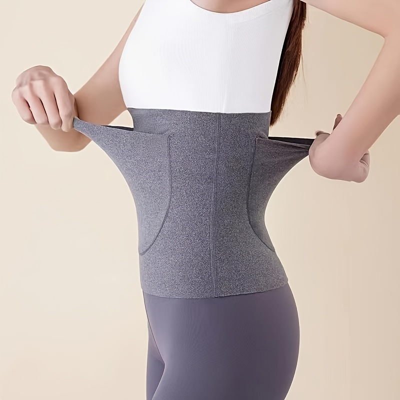 

Thermal Waist Support Belt For Men And Women, Featuring Pockets For Protecting The Abdomen Against Cold And , To , Seamless, And Breathable With High Elasticity.