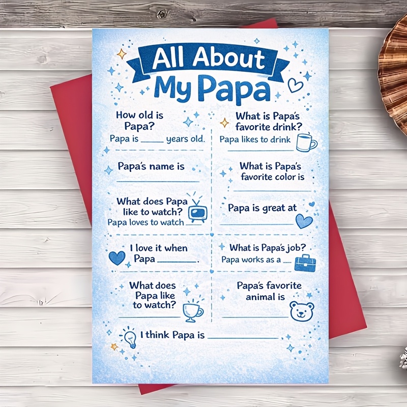 TEMU 1 Envelope And 1 Greeting Card My Fathers Day Birthday Or Special Occasion Gift From Family Greeting Card