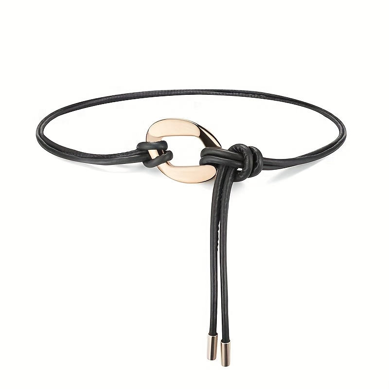 E-shop Hochwertiger verstellbarer Damengürtel-Accessoire, geeignet zum Kombinieren mit Röcken Mänteln, ein geknüpfter Gürtel, ideal für Dates, Partys,