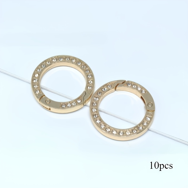 TEMU 10 Anelli a Molla Premium - Portachiavi , Clip a , Fibbie per Portachiavi a per Aggiunta a Borse, Borsette, Borse a , Zaini e - Resistenti,