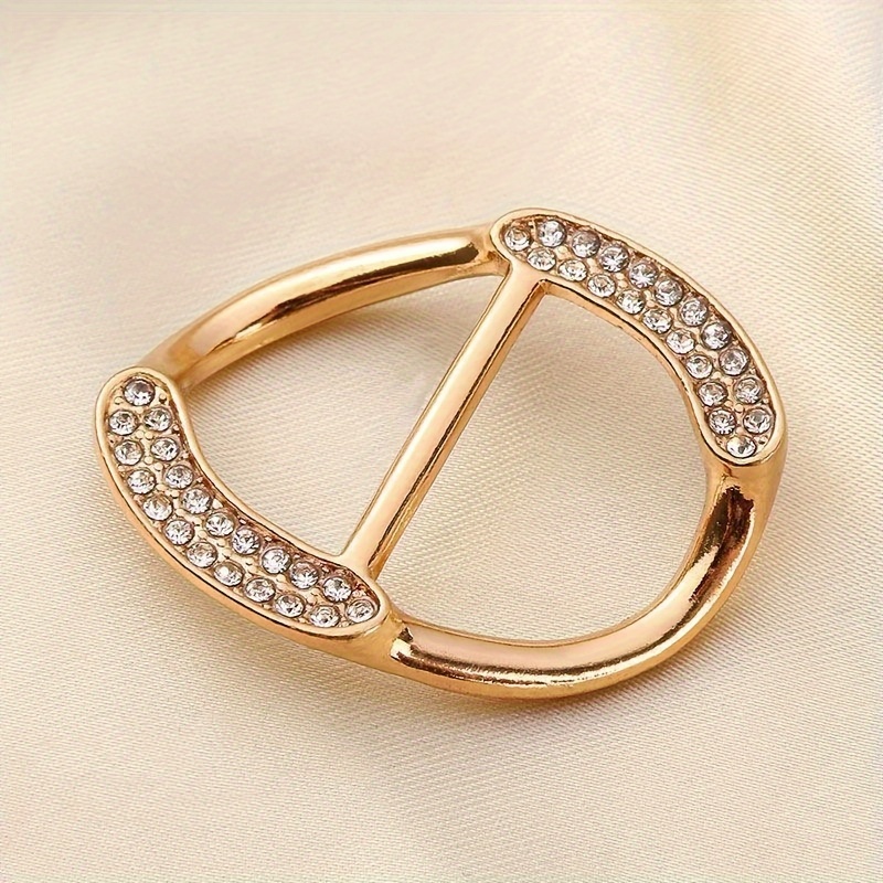 1pc Of Elegant And Fashionable Adjustment , Suitable For T-shirts, Belts, Scarves, Scarves, High-grade Alloy Texture, Practical And Versatile Additions