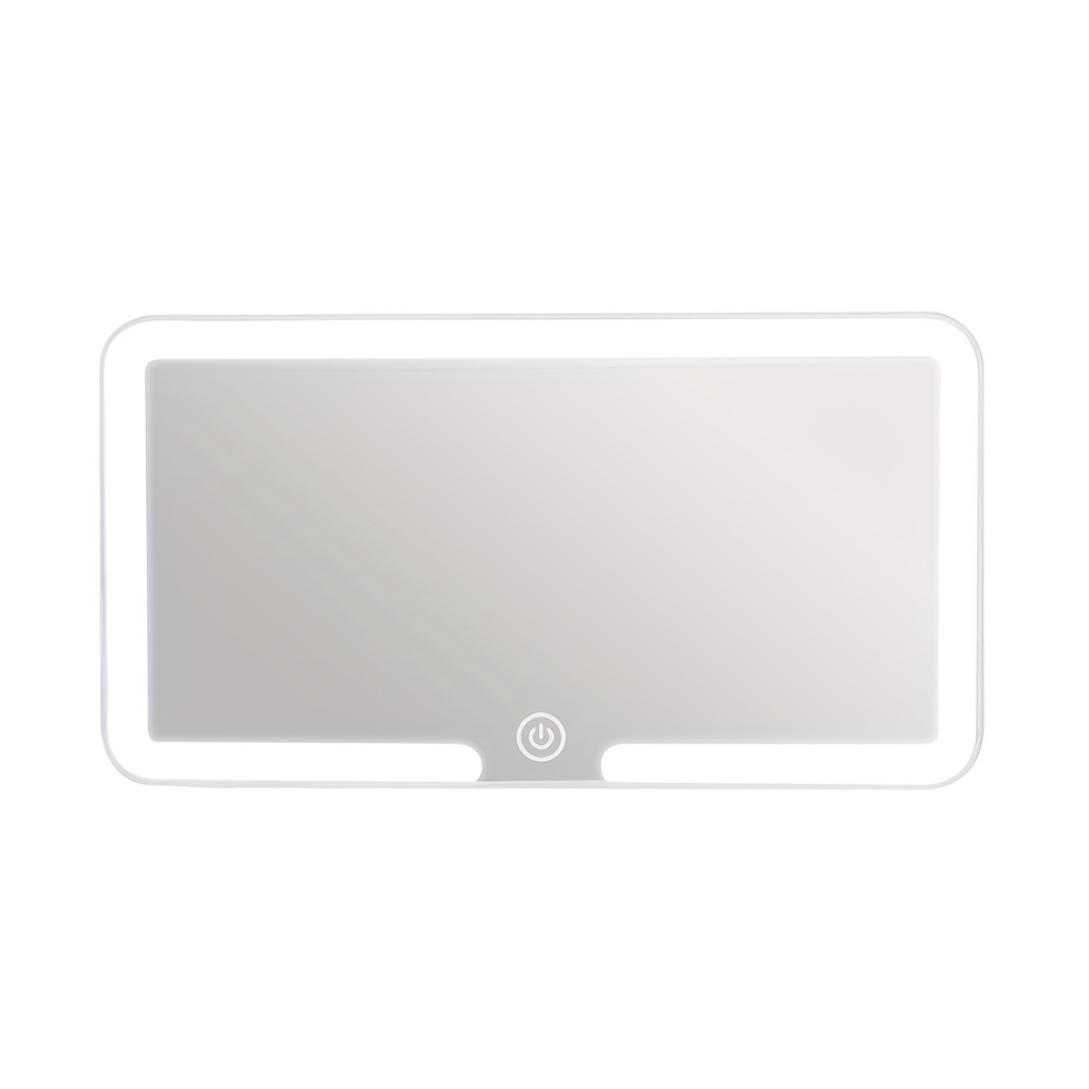 TEMU Car Visor Mirror With Rechargeable Features, Offering Options And Led, Perfect As A Gift For Drive Cars, Trucks, Or Suvs