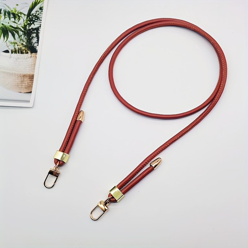 Chic Adjustable Faux Leather Shoulder Strap - DIY Round Rope, Replaceable for Handbags & Phone Cases details 12