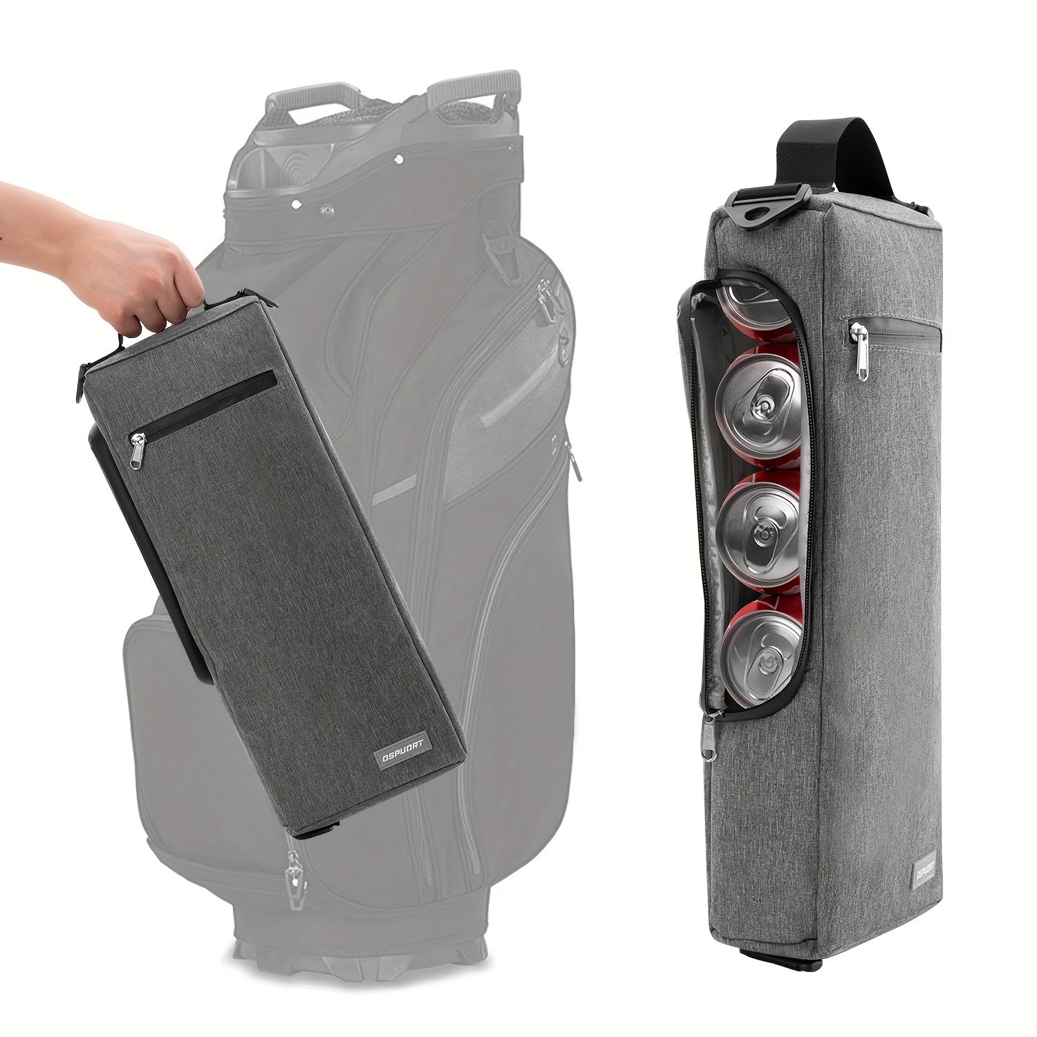 Keep Beverages Cool Secure Insulated Beer Sleeve Golf Bags! Temu