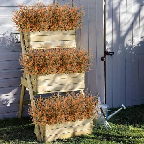 20 bundles fall flowers artificial autumn plants for outdoor resistant plastic shrubs for garden window porch balcony outside thanksgiving fall decor