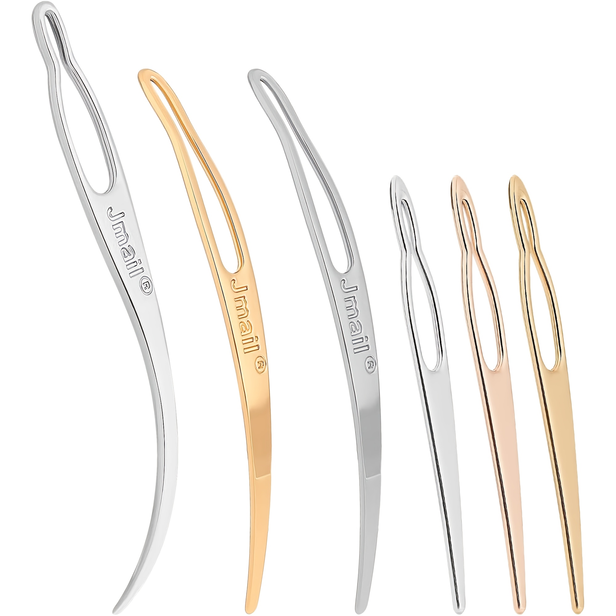 TEMU 6pcs Outil de resserrement , outil métallique d'entrelacement pour dreadlocks, aiguille à crochet pour maintenir vos dreadlocks, outil de